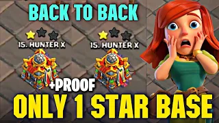 ONLY 1*Back TO  Back  Stars Most powerfull CWL MY  base with proof  TH16 base link clash of clans