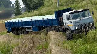 807.8 / ETS 2 V1.45 / КАМАЗ 4310 / Суровая Россия Забайкалье R1 / Испытания продолжаются!