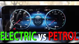 Mercedes CLA 250e Plug-In Hybrid acceleration in all ELECTRIC & SPORT mode