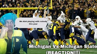 LETTT GOOO! | #4 Michigan v Michigan State Highlights | College Football Week 9 (REACTION!!!!)