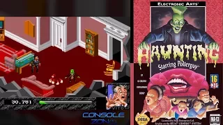 Haunting Starring Polterguy (Призрачный Полтергейст) - прохождение игры (Sega Mega Drive, 16-bit)