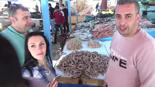 ЕГИПЕТ - РЫБНЫЙ РЫНОК в Хургаде.  Жуткая вонь и вкуснейшая рыба.  FISH MARKET IN HURGHADA.