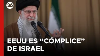 Irán afirma que la población sabe que EEUU es "cómplice" de Israel