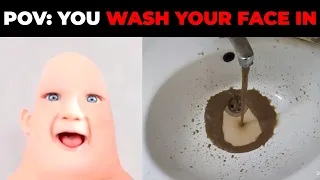Mr Incredible Becoming Uncanny (You wash your Face in)