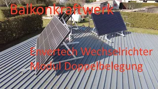 Envertech - Wechselrichter Doppelbelegung - Balkonkraftwerk - Umbau Teil 2