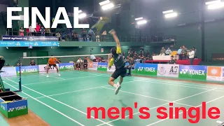 FINAL MS | ALL INDIA SENIOR NATIONAL RANKING #BADMINTON #TOURNAMENT | ARYAMANN V/S LOKESH