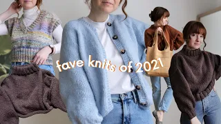 My Most Worn Handmade Knits of 2021 // well-loved pieces in my closet | VIVAIA