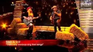 DK Talent 2010 [LIVE 1] Bibbi & Snif - That's why Cowboys sing their songs