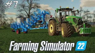 ✅ Farming Simulator 22 - JD 6R and Lemken Titan 18 / Нужно больше полей , 255 полей / #7