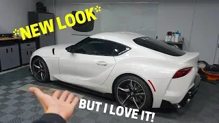 35% Window Tint Comparison Before and After | Toyota Supra