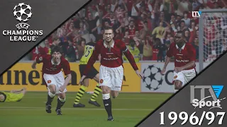 UEFA Champions League Semi Final | Man Utd v Borussia Dortmund | PES 2021 96/97 Season