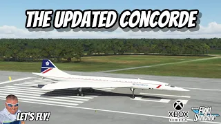 Updated Concorde. Microsoft Flight Simulator Xbox Series X