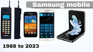 Samsung mobile evolution 1988 to 2023