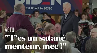 Joe Biden s'emporte contre un électeur qui le questionne sur la présence de son fils en Ukraine