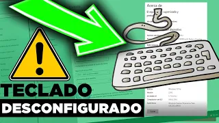 ✅ COMO ARREGLAR un TECLADO DESCONFIGURADO en Windows 2023 ✅