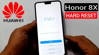 Honor 8X (JSN-L42) Hard Reset |Pattern Unlock |Factory Reset Easy Trick With Keys