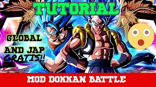 COME SCARICARE LE MOD PER DOKKAN BATTLE GRATIS! [TUTORIAL] - DRAGONBALL Z DOKKAN BATTLE GLOBAL/JAP