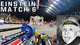 EINSTEIN Match 6 | Onboard 360 Video | FRC 7028 Binary Battalion | Crescendo 2024