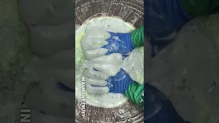 1 Min ASMR Sponge Squeeze with Grouts #shorts #oddlysatisfying #asmrpowder