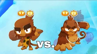 Btd6 god boosted cave monkey vs. god boosted level 1 pat fusty