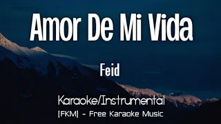 Feid - AMOR DE MI VIDA (Karaoke/Instrumental) | INTER SHIBUYA (FERXXO EDITION) | [FKM]