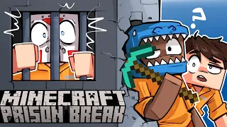 How to BREAK out of prison on MINECRAFT! - (With BasicallyIDoWrk & FourZer0Seven)