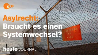 heute journal 18.07.23 Hitze in Europa, Zukunft der Windenergie, Frei zum Asylrecht (english)