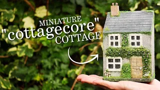 Crafting A Miniature House From An Old Toy! A Tiny Cosy Cottage Diorama!