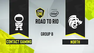 CS:GO - c0ntact Gaming vs. North [Nuke] Map 3 - ESL One Road to Rio - Group B - EU