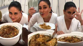 Kareena Kapoor Enjoying Biryani | Kareena Kapoor's Favourite Sweet