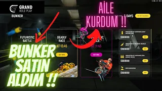 GRAND RP BUNKER SATIN ALDIM ! BUNKER NE İŞE YARAR ? BİR SÜRÜ SİLAH ÜRETİN !!!! AİLE KURDUM !!