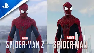Is the TASM 2 Suit better in Spider-Man 2? Spider-Man 2 PS5 MODS Comparison