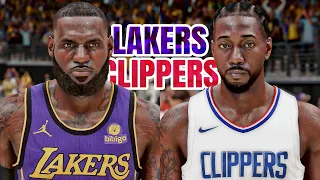 LAKERS vs CLIPPERS - 2024 NBA CANCUN GAMES - NBA 2K24 (PS5) [4K UHD]