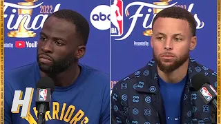 Stephen Curry & Draymond Green Postgame Interview - Game 2 - Celtics vs Warriors | 2022 NBA Finals