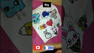 Diy cute sticker without tape|Easy homemade stickers