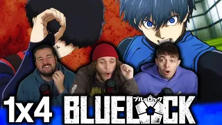 WE HAVE TO BEAT TEAM Y!! | Bluelock 1x4 "Premonition and Intuition" Group Reaction!