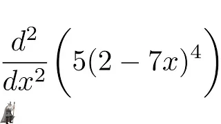 Second Derivative with the Chain Rule Example