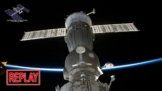 REPLAY: First film crew arrives at ISS on Soyuz MS-19! (5 Oct 2021)