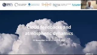 Tipping elements discussion series - Cloud feedbacks and atmospheric dynamics (#11)