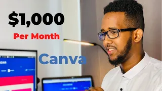 $500 Sidee Canva Oga Sameyn kartaa | Canva Full Tutorial