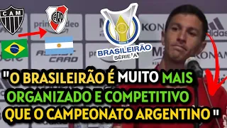 NACHO FERNÁNDEZ, DE VOLTA AO RIVER, FALOU SOBRE A SUA EXPERIÊNCIA NO FUTEBOL BRASILEIRO