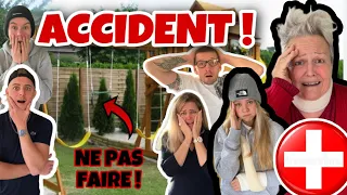 NE PAS FAIRE LE CHALLENGE DE LA BALANÇOIRE ! On finit à l’hôpital…