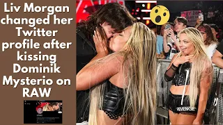 Liv Morgan changed her Twitter profile after kissing Dominik Mysterio on RAW