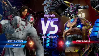 Requested MARVEL VS. CAPCOM: INFINITE Winter Soldier and Nemesis T-Type Arcade Gameplay