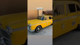 Evolution of taxi (1920-2010)#shorts