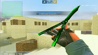 Standoff 2 Butterfly Malachite Skin in Counter Strike Source Offensive by SDK Fenix