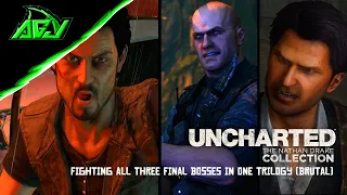 Uncharted: The Nathan Drake Collection | Fighting All Three Final Bosses In One Trilogy! (BRUTAL)