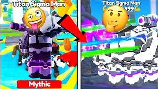 April Fools Update 🤣 Got SIGMA MAN 😲   Roblox Toilet Tower Defense