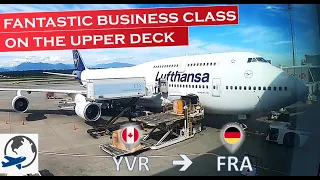 Lufthansa Boeing 747-400 Upper Deck Business Class | Trip report Vancouver to Frankfurt