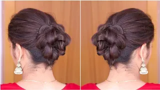 Very Easy Messy Bun Hairstyle For Girls | Beautiful Messy Bun Hairstyle | Juda Hairstyle By Self